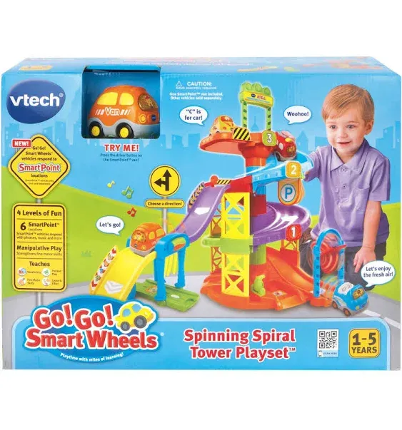 Go! Go! Smart Wheels Spinning Spiral Tower Playset V-Tech 