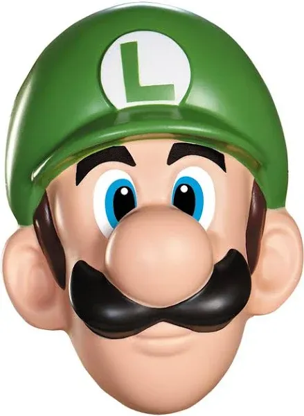 Adult Luigi Mask - Super Mario Bros