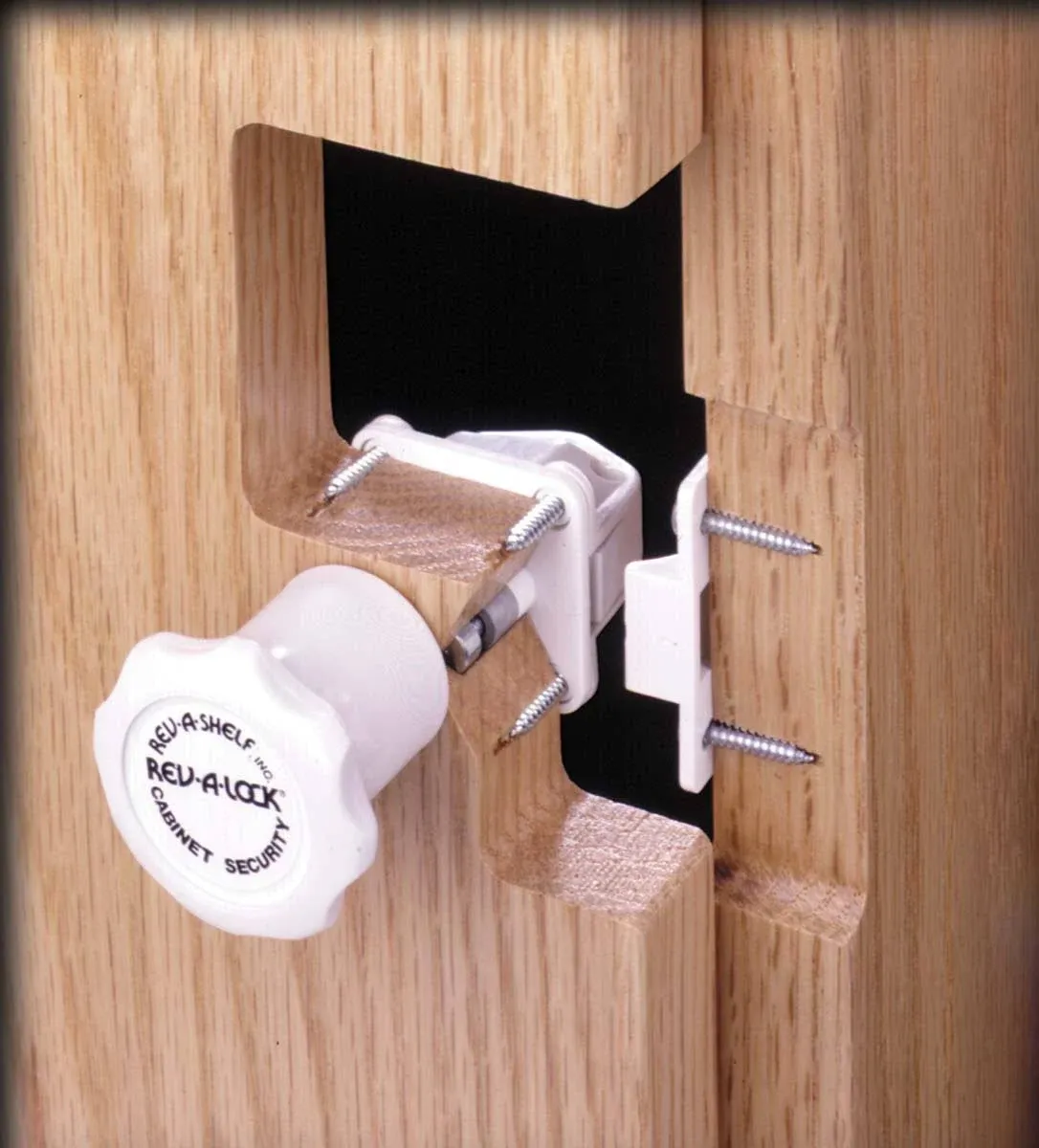 Rev-A-Shelf Child Proof Cabinet Locking System (Includes 5 Locks and 2 Keys)