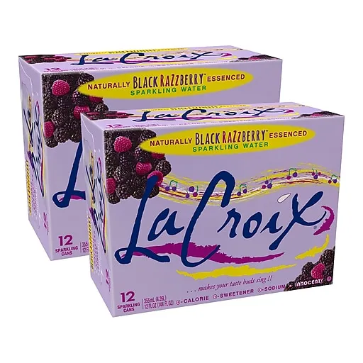 LaCroix Black Razzberry Sparkling Water