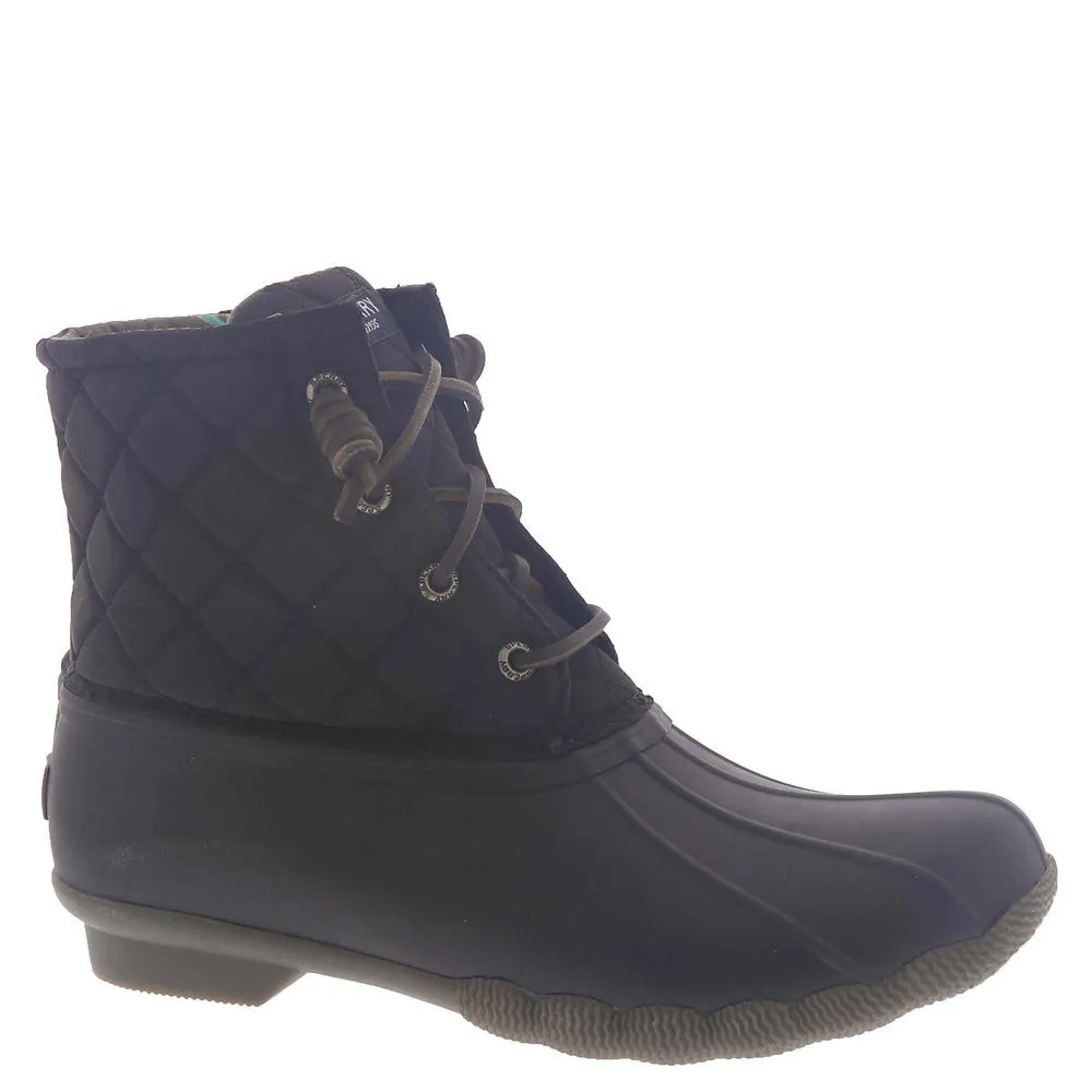 Sperry Women's Saltwater Quilted Duck Boot - Black 7.5