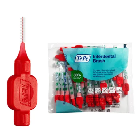 TePe Original Interdental Brushes 0.5mm Red 25 Pack