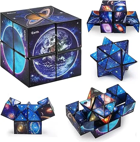 Toys for Boys Age 8-12 Gifts for 9 10 11 12 Year Old Boy Girls, Infinity Cube Fidget Toy for Kids Ages 8-10 Star Cubes for Boys Girl Toys 10-12 Years Old Birthday Presents Gift Ideas