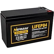 12V 30Ah Lithium LiFePO4 Deep Cycle Battery, 2000+ Cycles Lithium Iron Phosphate Rechargeable Battery for Scooter, RV/Outdoor Camping, Marine, Electric Wheelchair and More, Built-in 30A BMS