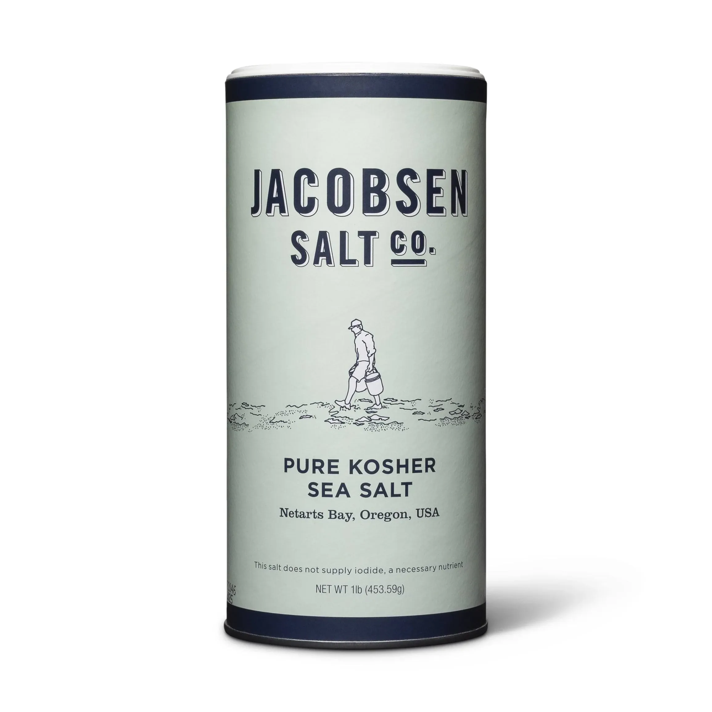 Jacobsen Salt Co. Pure Kosher Sea Salt 16 oz