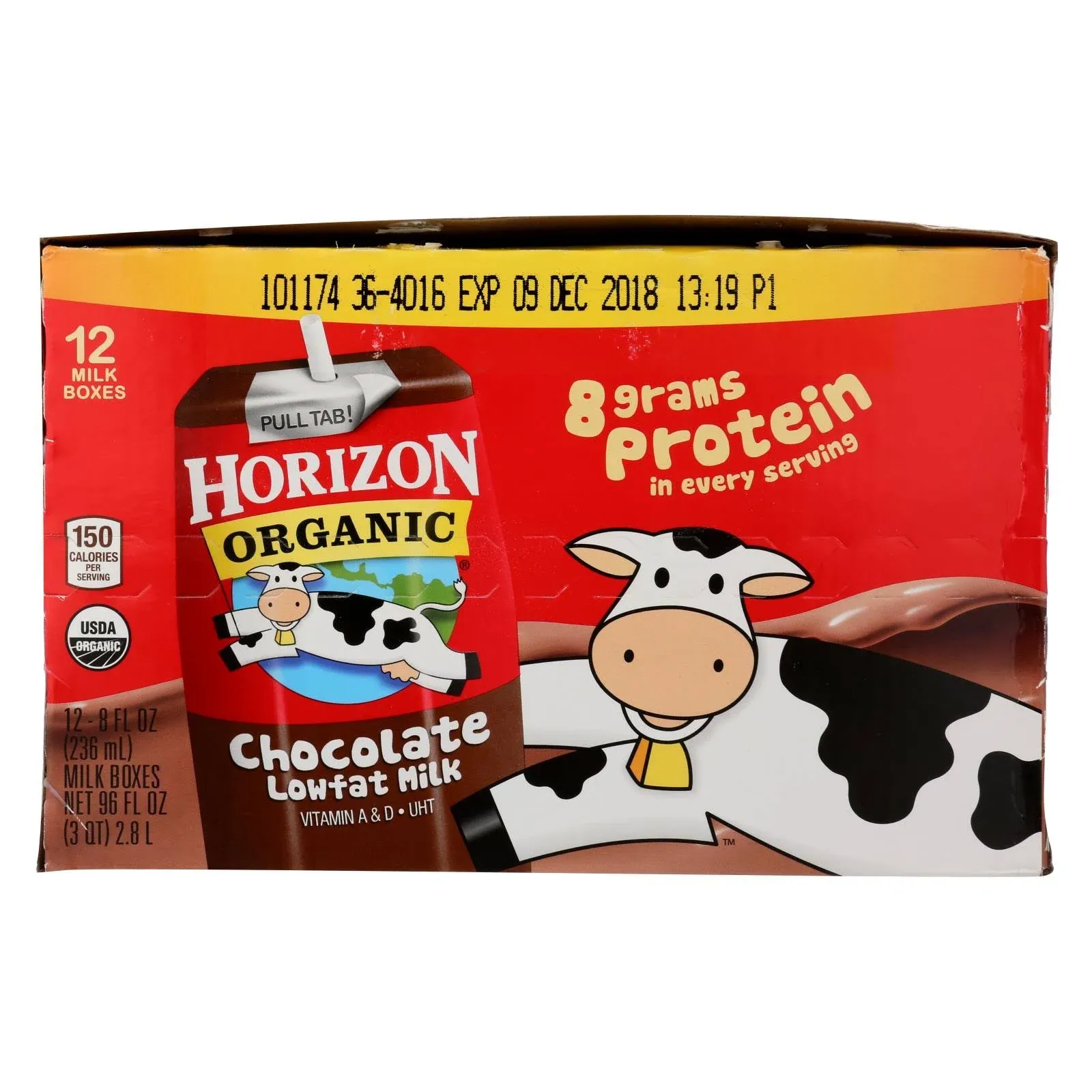 Horizon Organic Lowfat Milk Chocolate 12 Pack