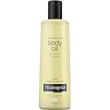 Neutrogena Body Oil Light Sesame Formula, Dry Skin Moisturizer & Hydrating Body Massage Oil, for Radiant & Healthy Looking Glow, Nourishing Bath Oil for Sheer Moisture, 16 fl. oz