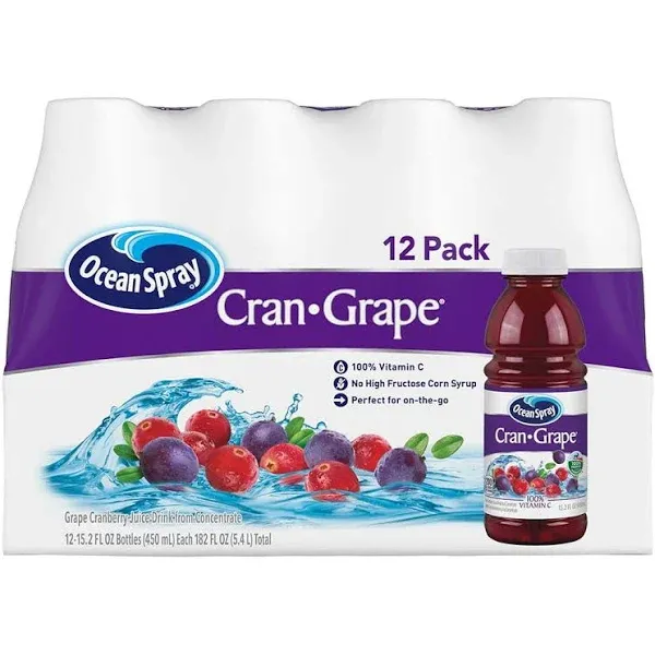 Ocean Spray Cran Grape, 12 pk./15.2 oz.