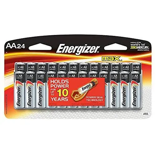 Energizer Max Alkaline AA Batteries (24-Pack)