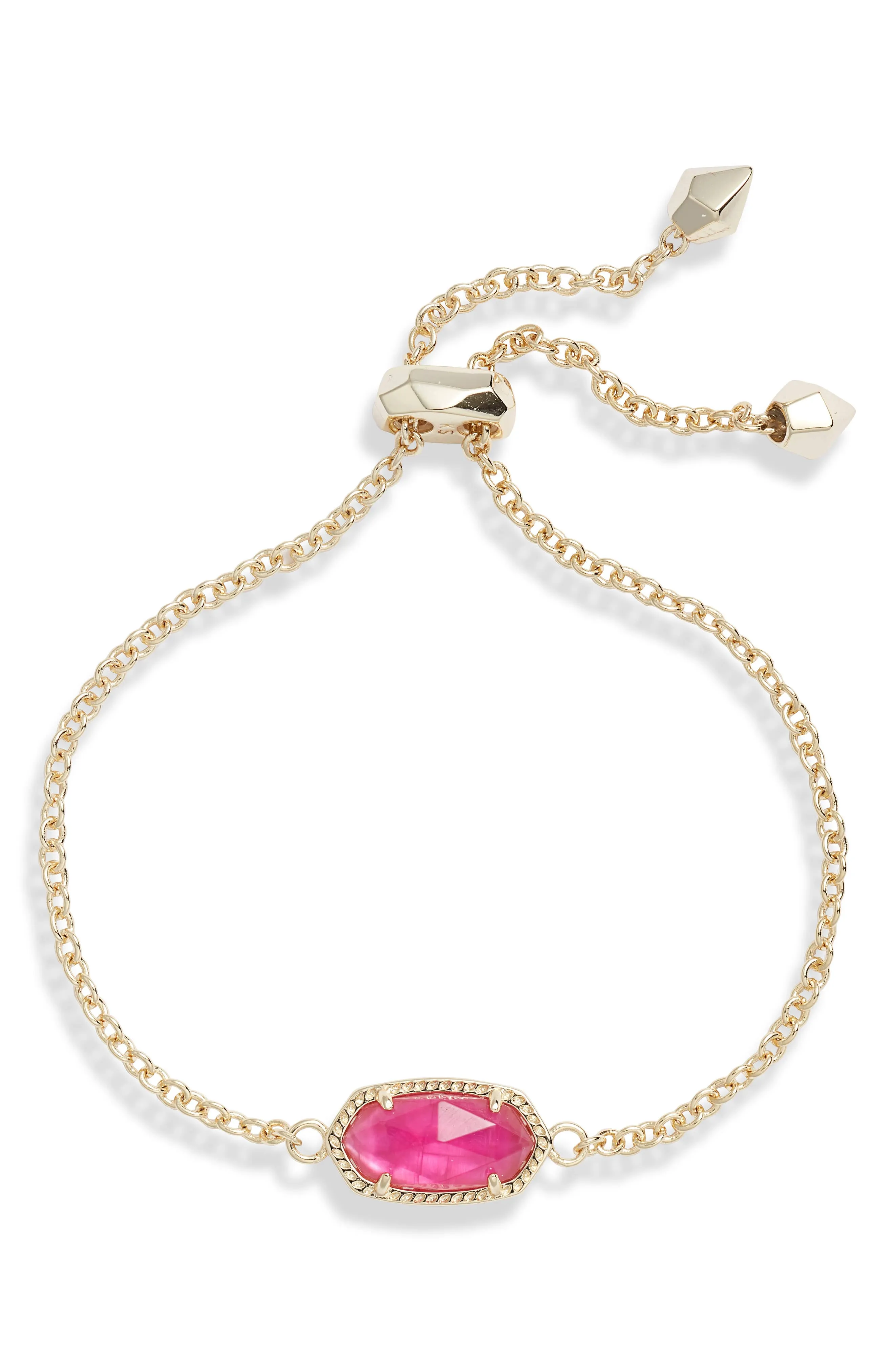 Kendra Scott Elaina Adjustable Chain Bracelet - Gold Azalea Illusion