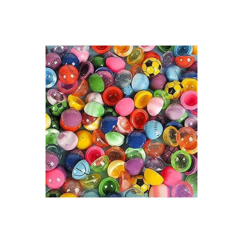 ArtCreativity 1.25 Inch Rubber Poppers Mix for Kids, Bulk Pack of 72 Pop-Up Half Ball Toys, Fun Assorted Designs and Colors, Old School Retro 90s Toys, Birthday Party Favors and Treat Bag Fillers