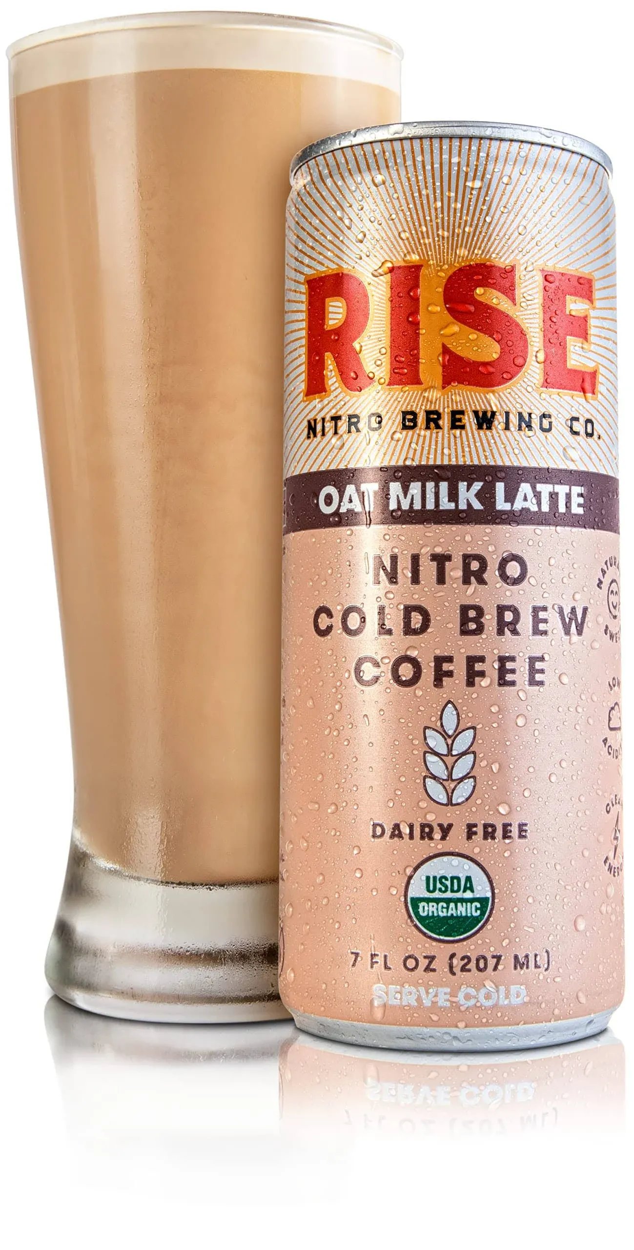 Rise Brewing Co. Oat Milk Latte Nitro Cold Brew