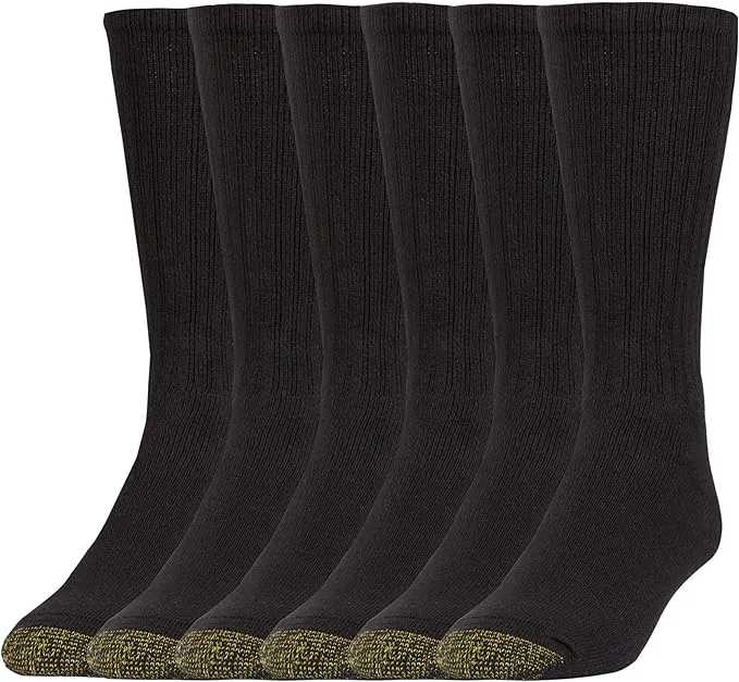 Men's 6-Pack Casual Harrington Socks