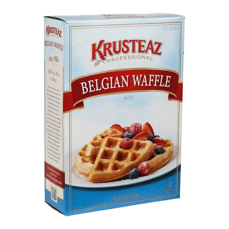 Harina preparada para waffles krusteaz estilo belga 793 g