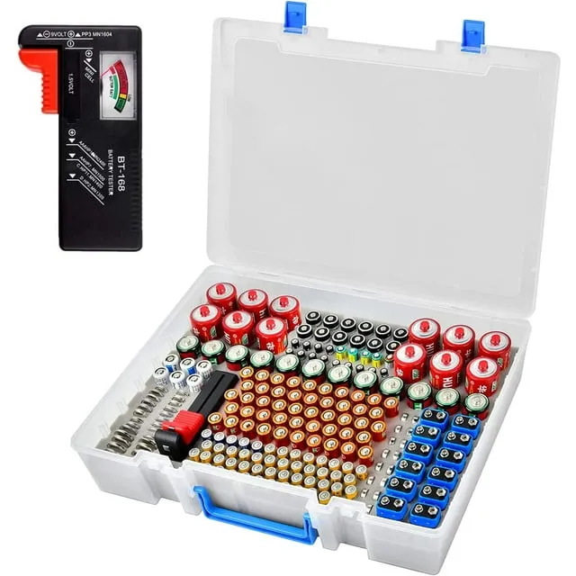 ALKOO Battery Organizer Storage Holder