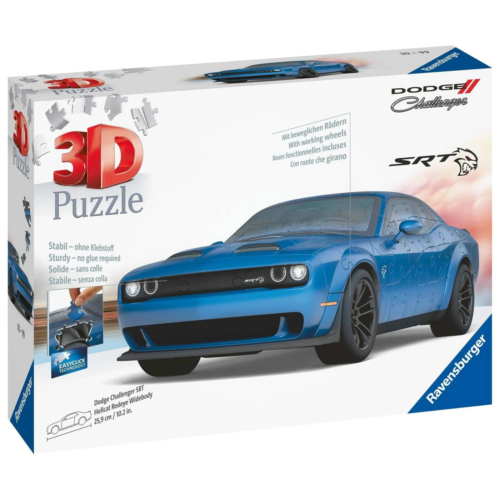 Ravensburger Dodge Challenger SRT Hellcat Redeye Widebody 108 Piece 3D Jigsaw