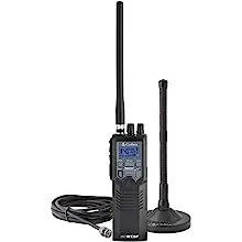 Cobra HHRT50 Road Trip Cb Radio,2-Way Handheld Cb Radio with Rooftop Magnet Mount Antenna, NOAA Channels, Dual Watch, 40 Channel, Black