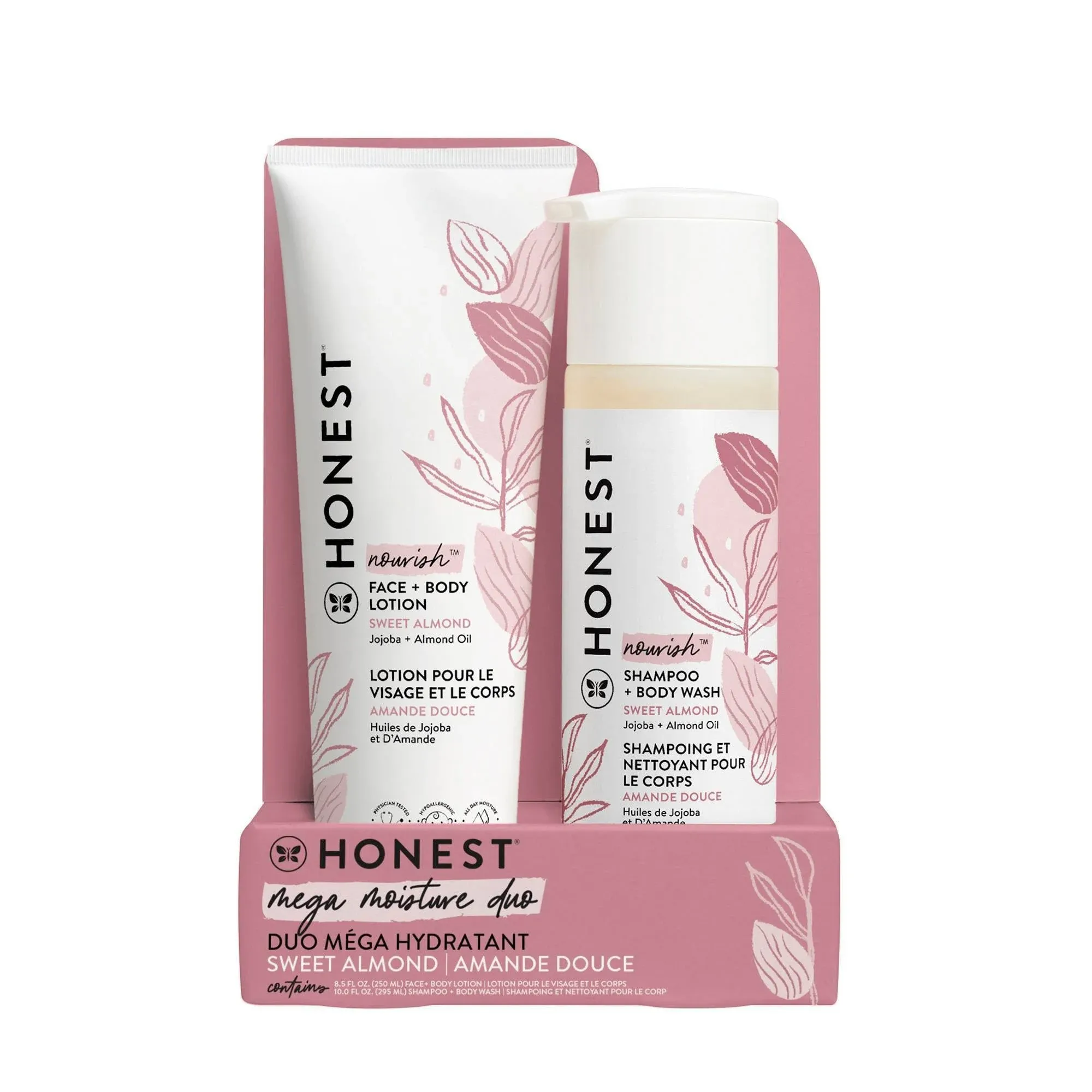 Honest Extra Love Baby Care Set, Moisturizing, Sweet Almond