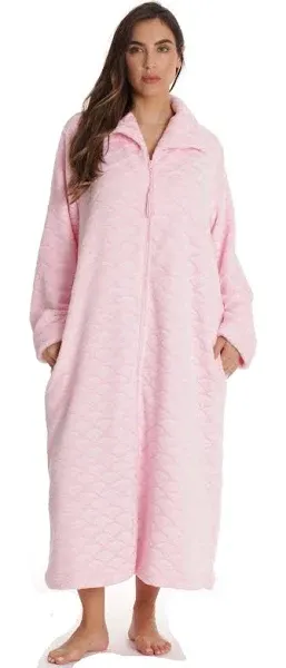 Just Love Plush Zipper Lounger Robe for Women