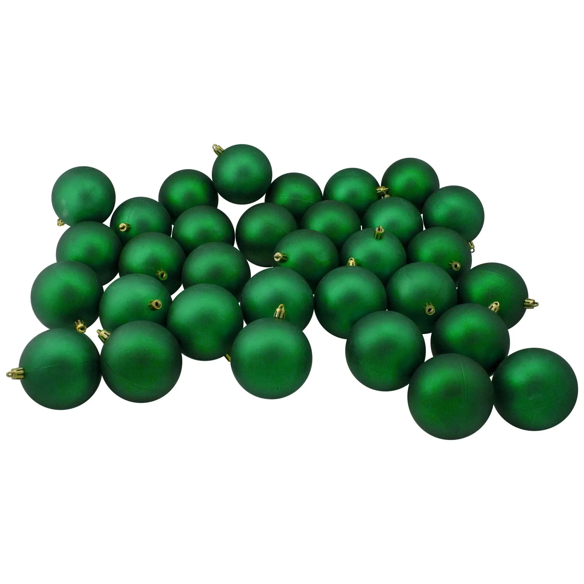 Northlight Matte Shatterproof Christmas Ball Ornaments