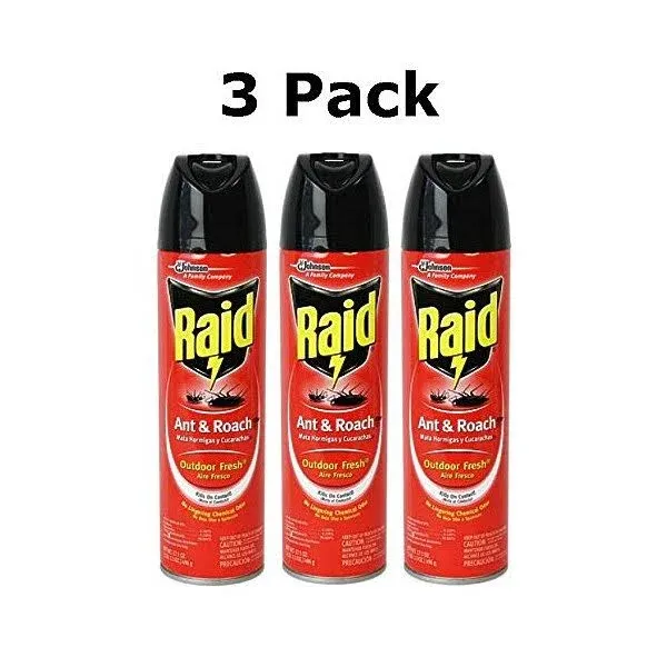 Raid Ant and Roach Killer 17.5 Ounce (Pack of 3)