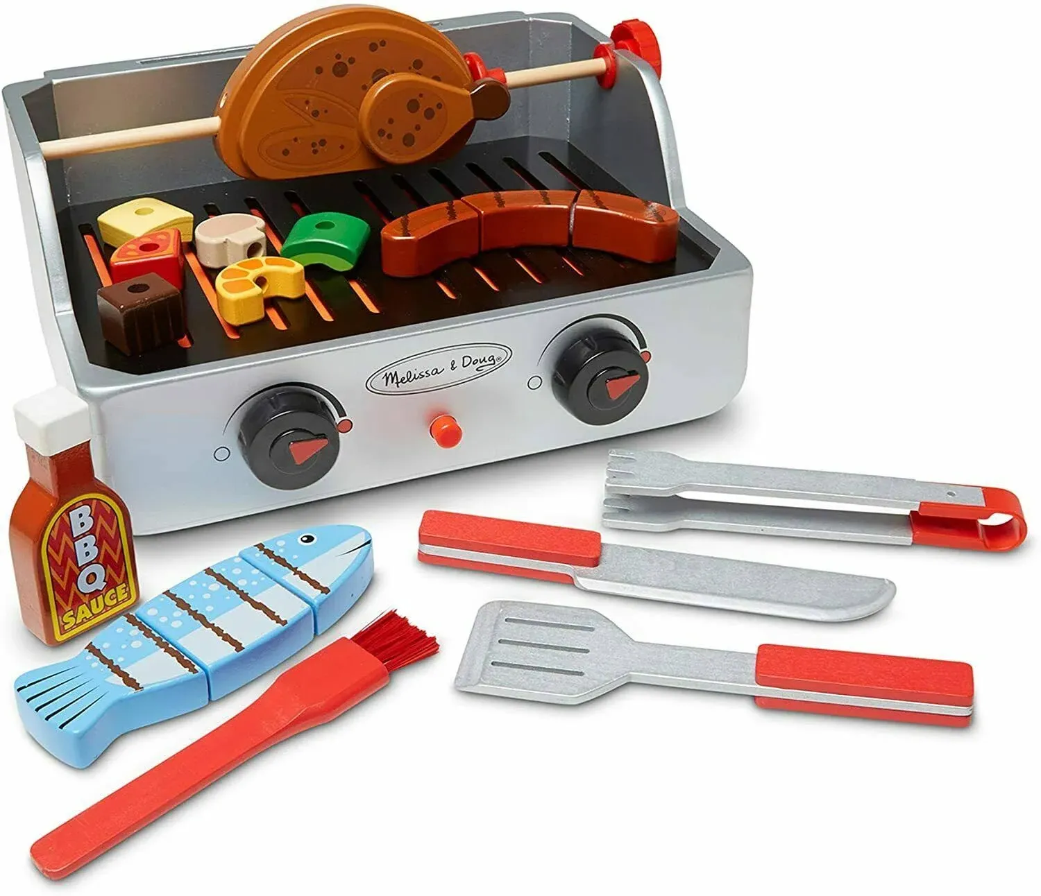 Melissa & Doug - Rotisserie & Grill Barbecue Set