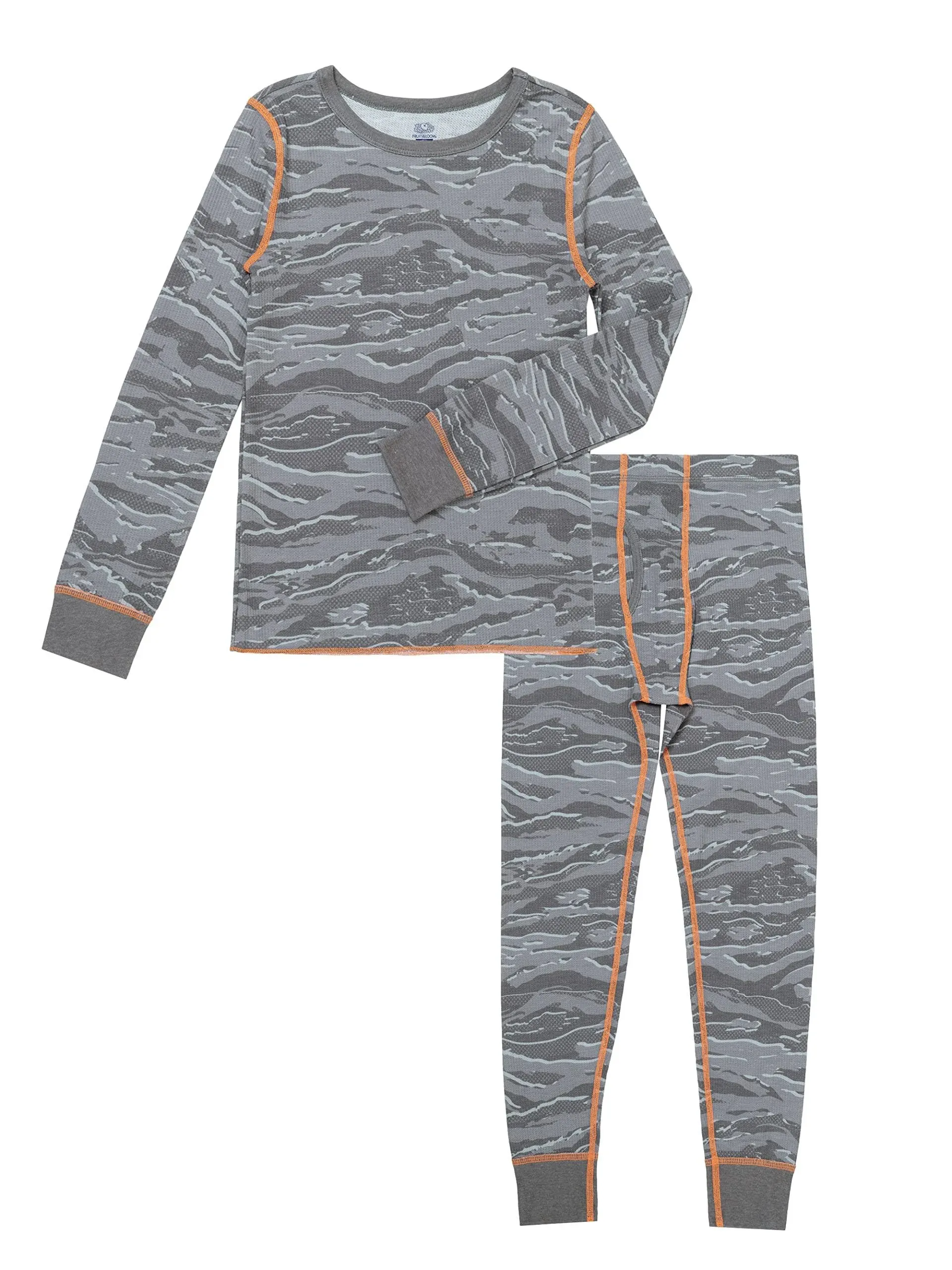 Fruit of the Loom Boys' Waffle Thermal Underwear Set