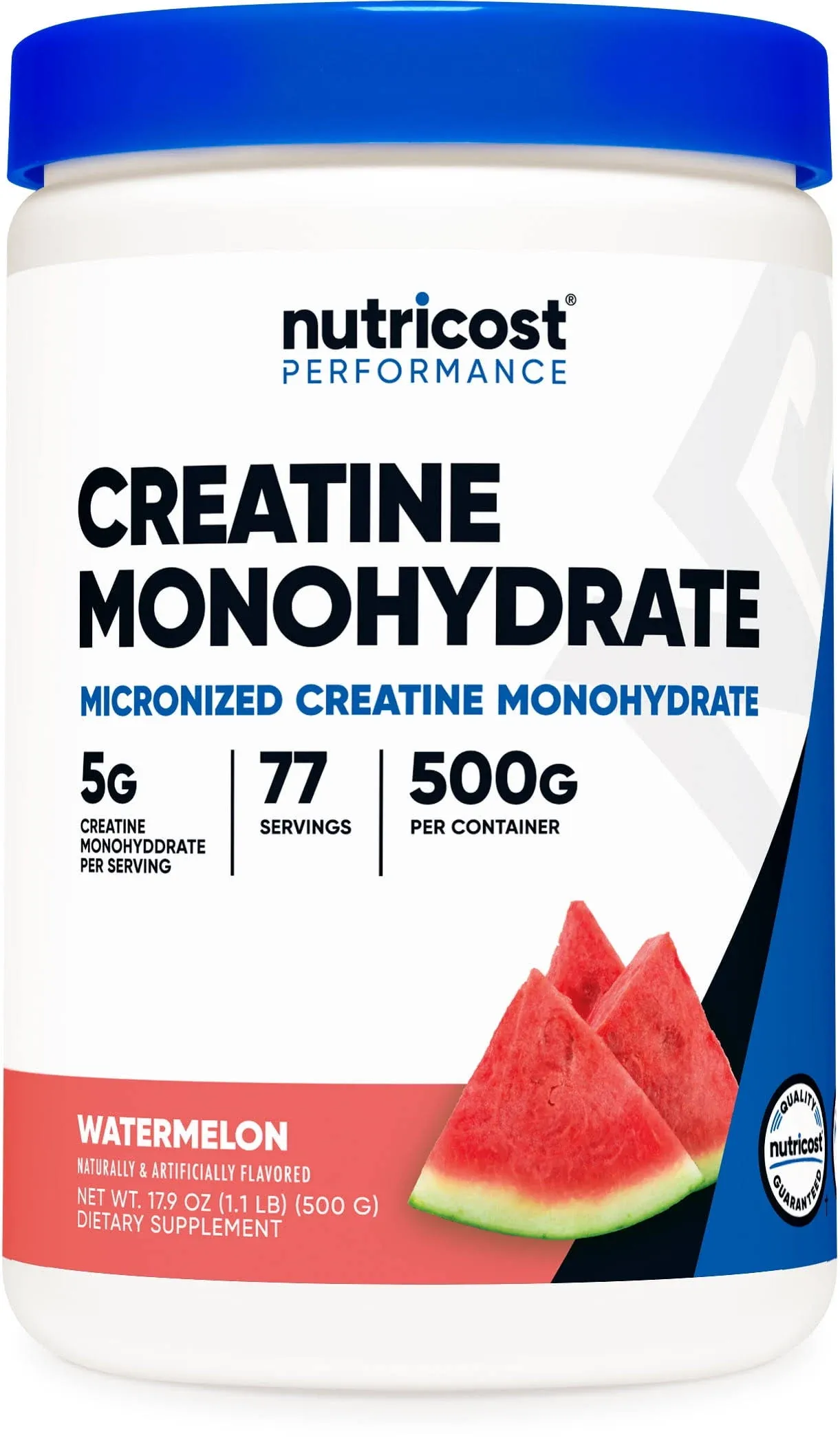 Nutricost Creatine Monohydrate Powder Watermelon / 500 Grams