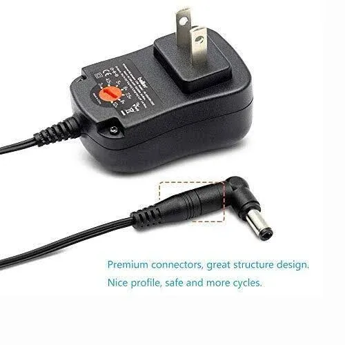 Belker 12w Universal 3v 4.5v 5v 6v 7.5v 9v 12v Ac Dc Adapter Power