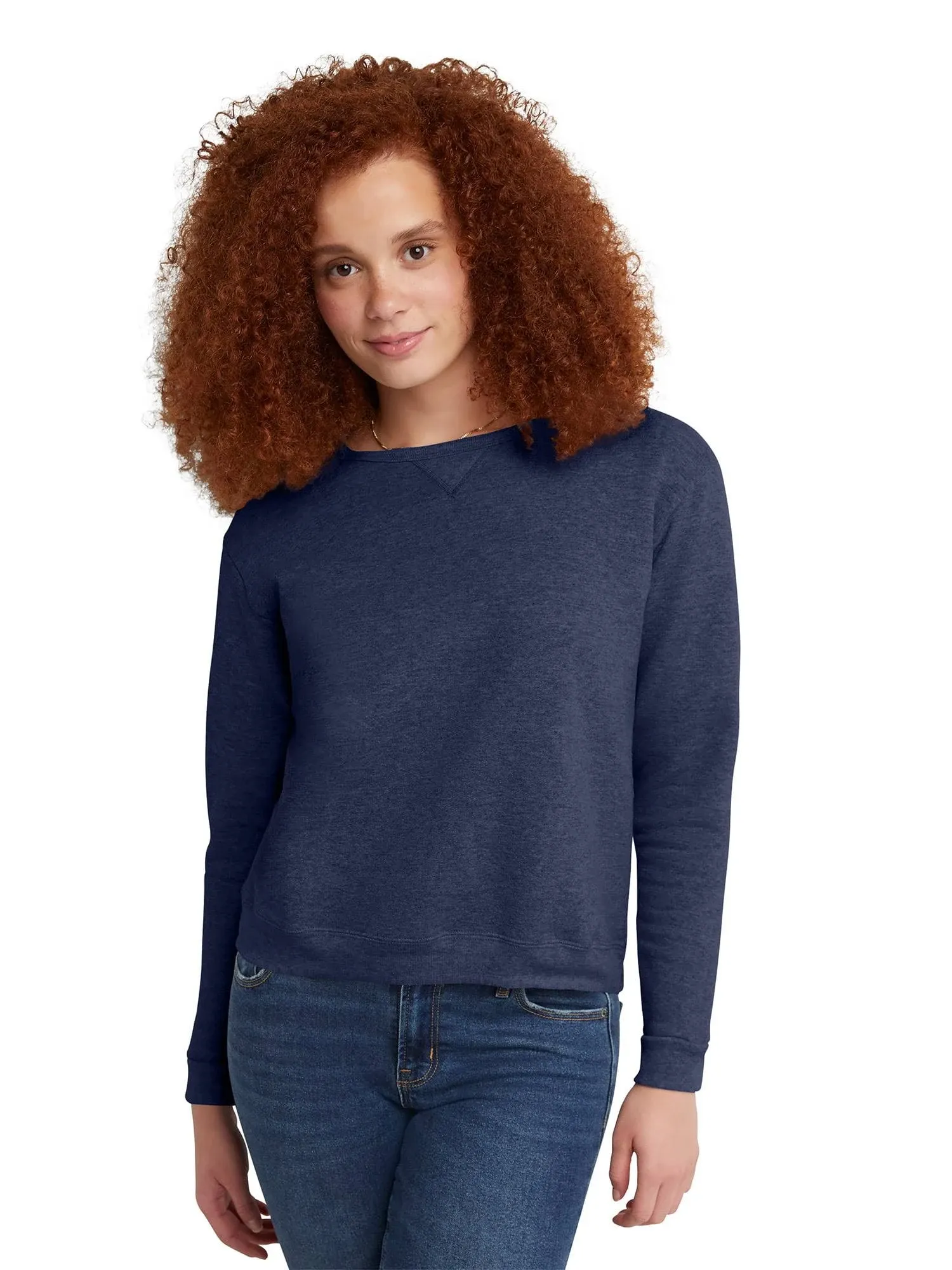 Hanes EcoSmart Women's Fleece Crewneck Sweatshirt