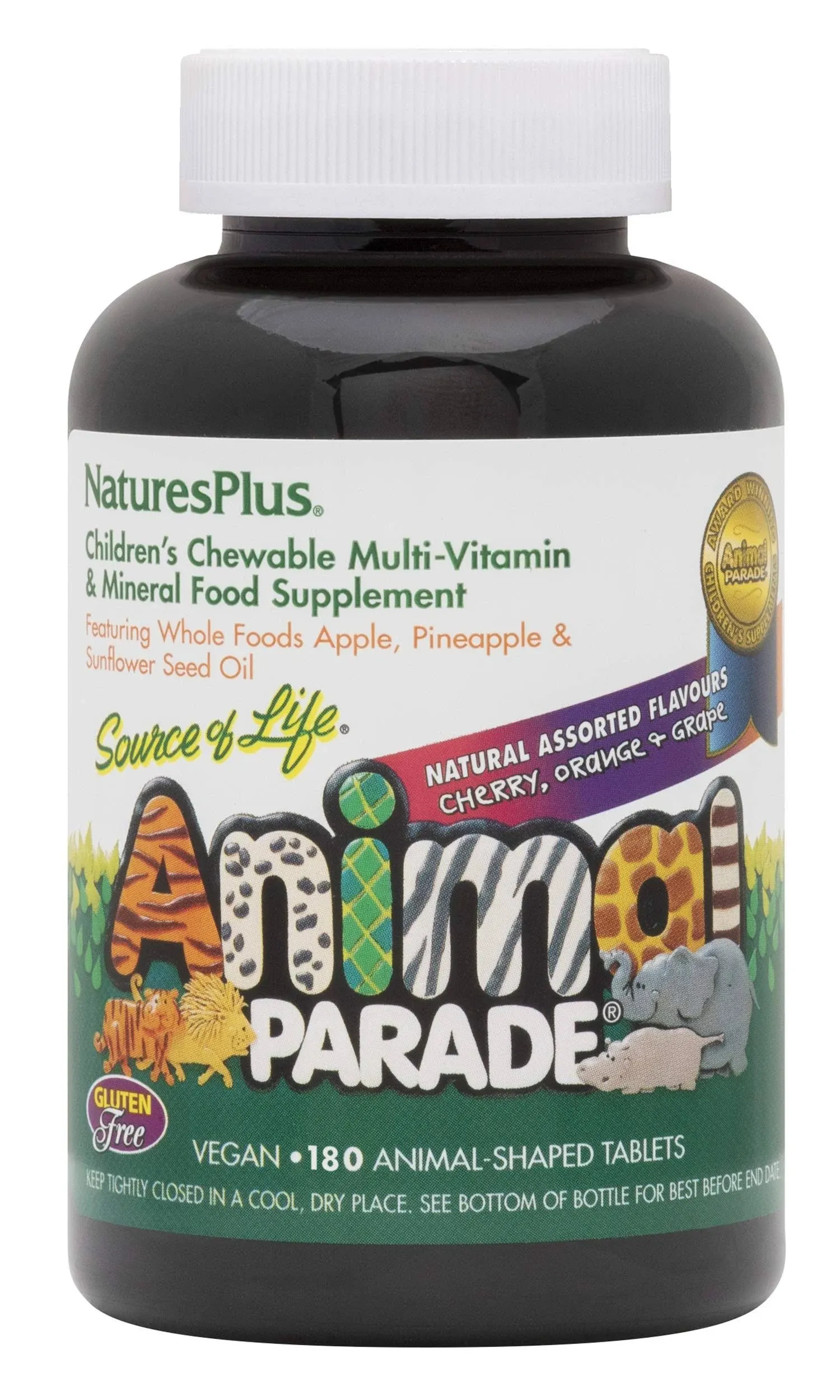 Nature's Plus Animal Parade Grape 180 Chews