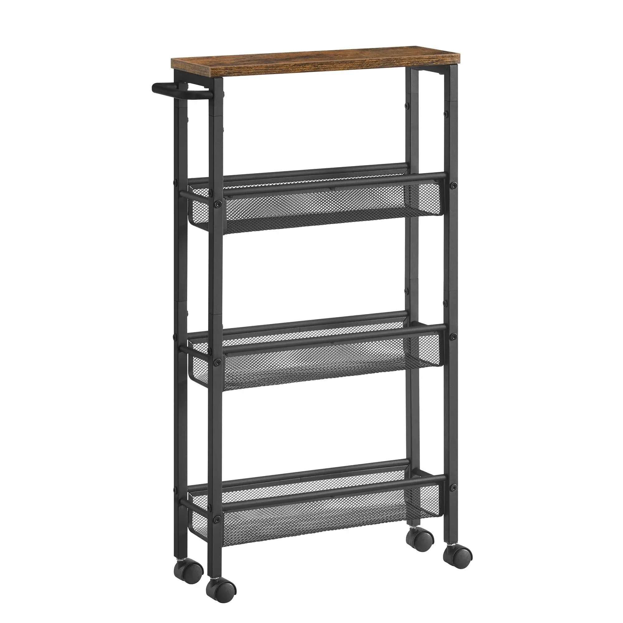 4-Tier Storage Cart 8.7&#39;&#39; Deep