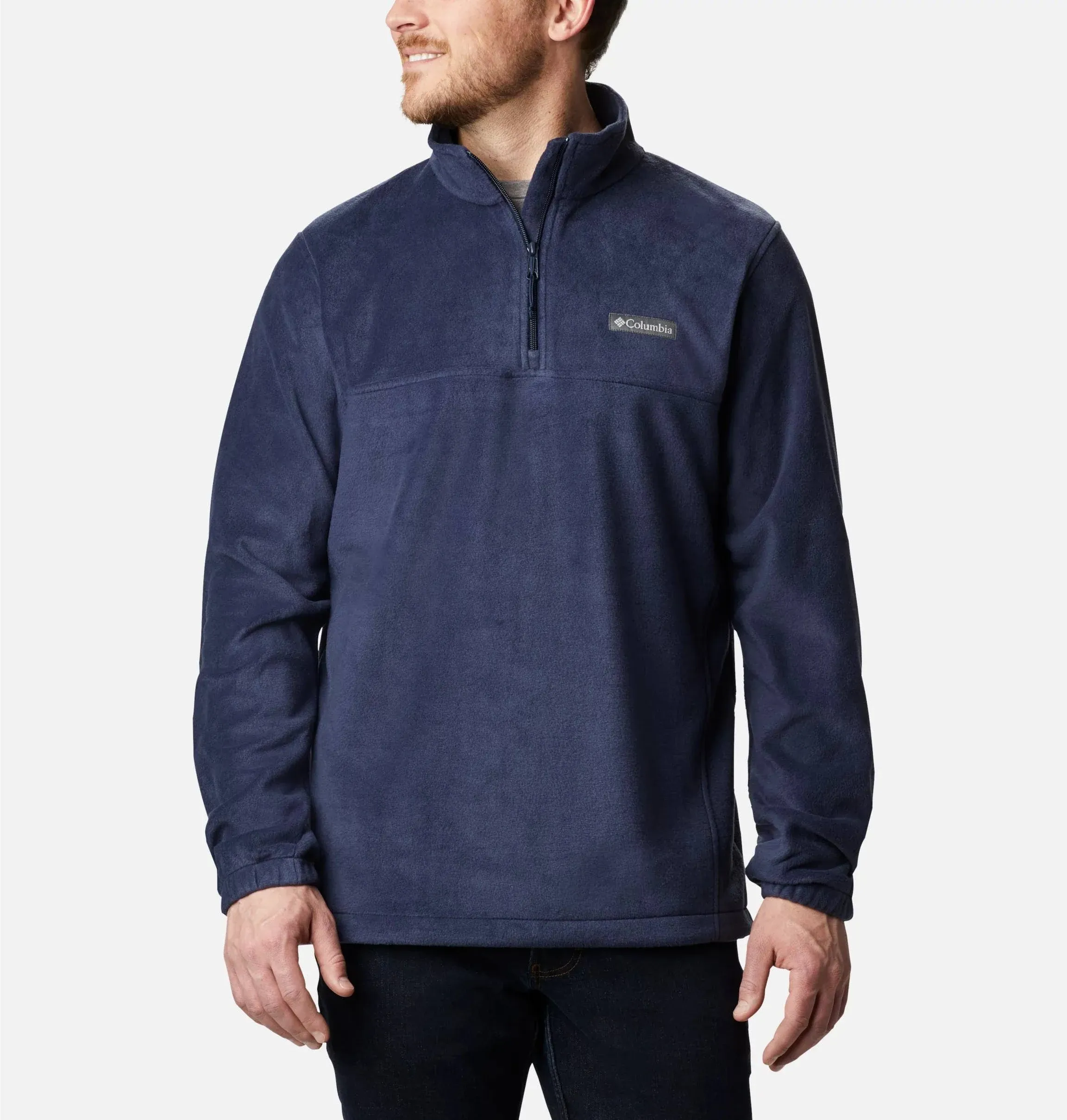 Columbia Men ' S Steens Mountain Half Zip Fleece - Charcoal Heather