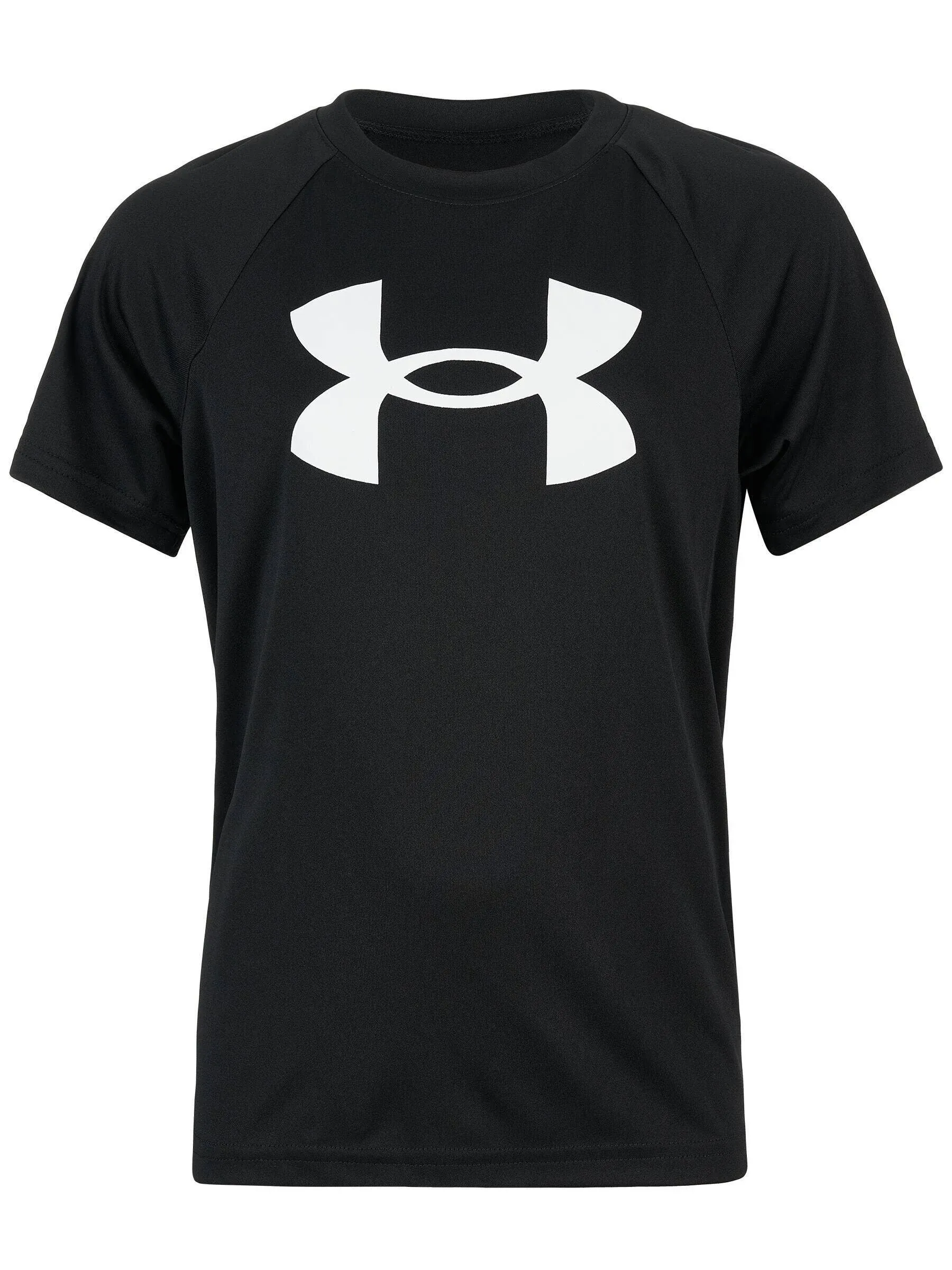 Boys Under Armour Tech Big Logo Short Sleeve T-Shirt - Black