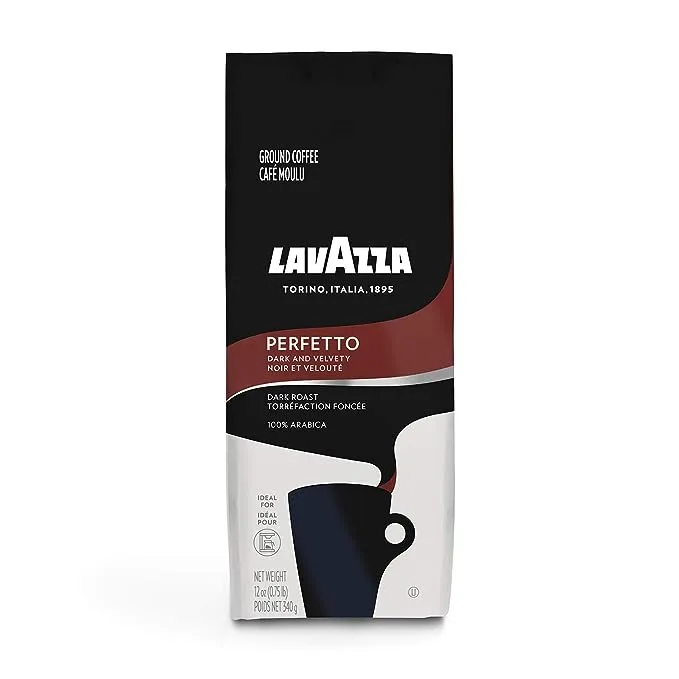 Perfetto Ground Coffee Blend Medium RoastPreviousl<wbr/>y Dark Roast 100% Arabica F...