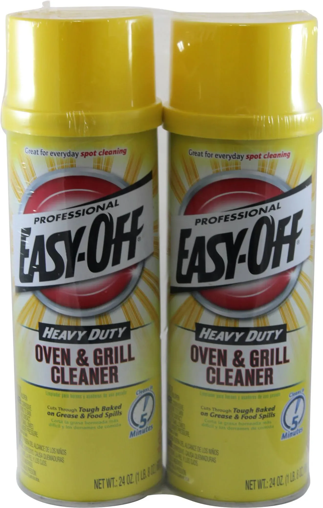 Easy Off Heavy Duty Oven & Grill Cleaner - 2 count, 24 oz cans