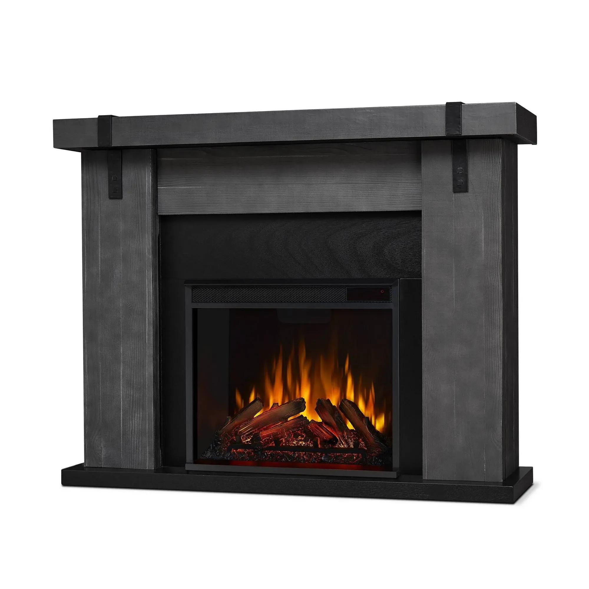 Real Flame - Aspen Electric Fireplace - Gray Barnwood