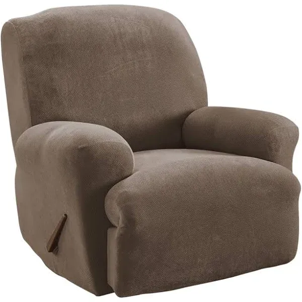 Sure Fit Stretch Pique Medium Recliner Slipcover, Taupe