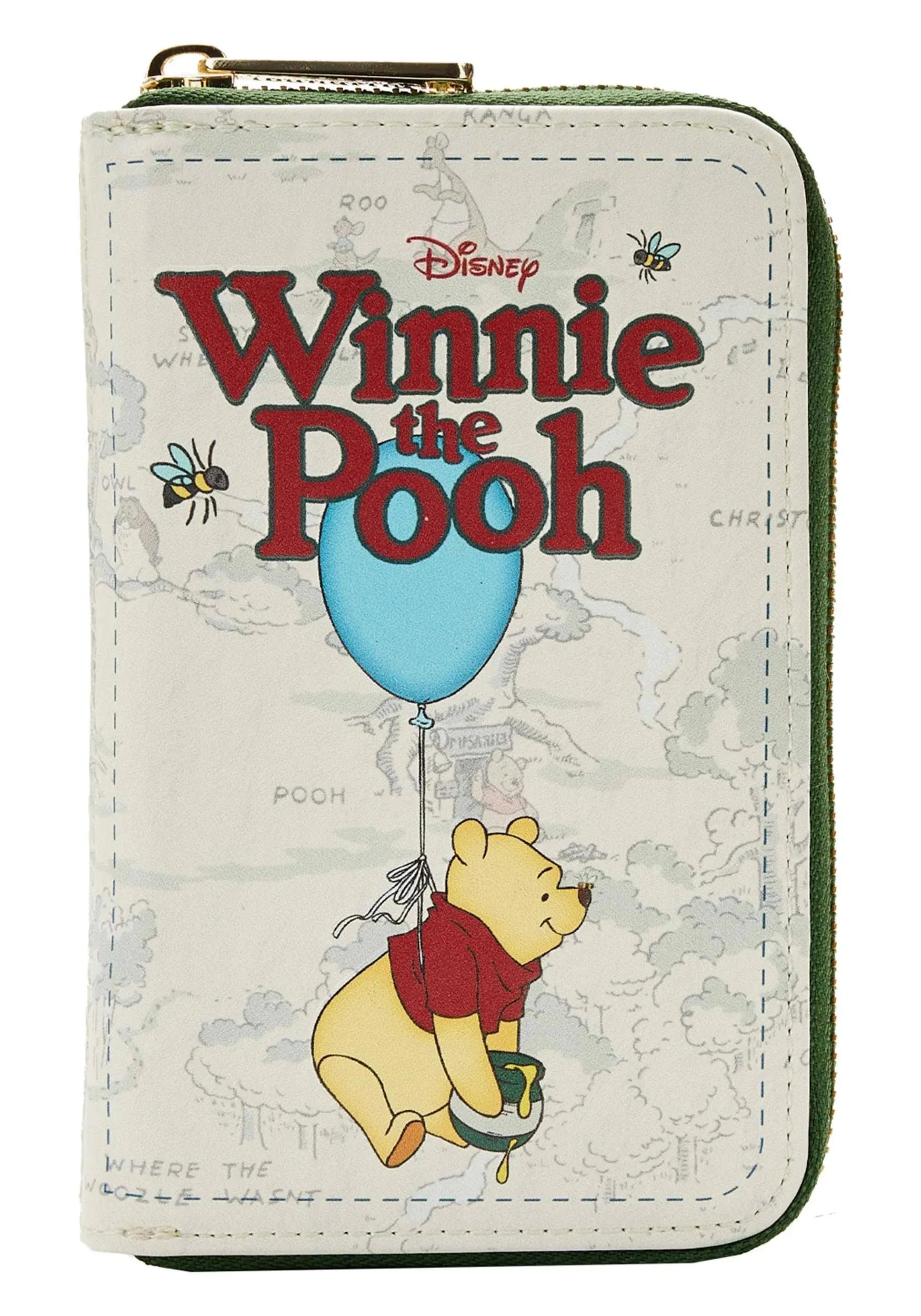 Winnie The Pooh Classic Book Zip-Around Wallet