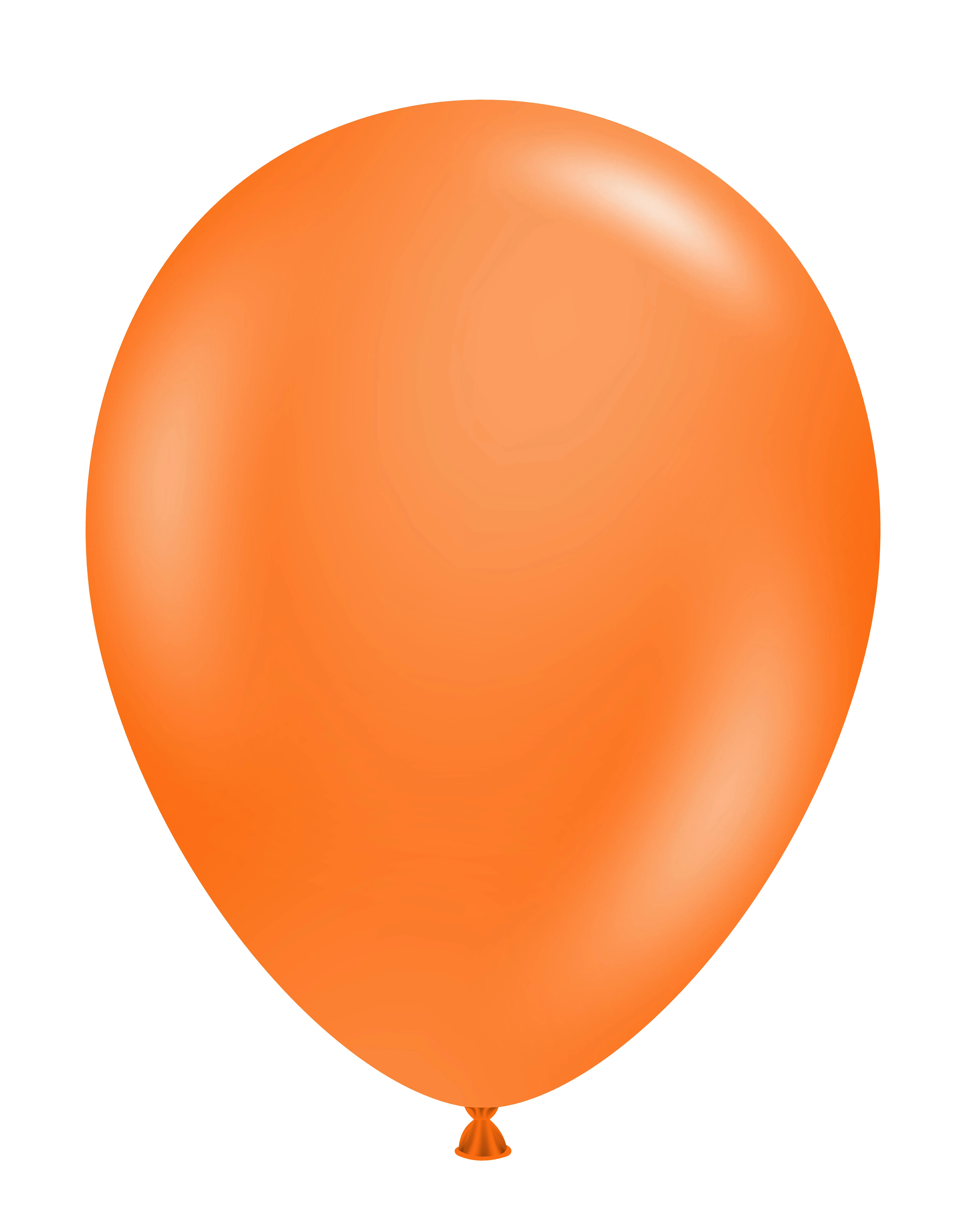 Orange Latex Balloons Tuftex