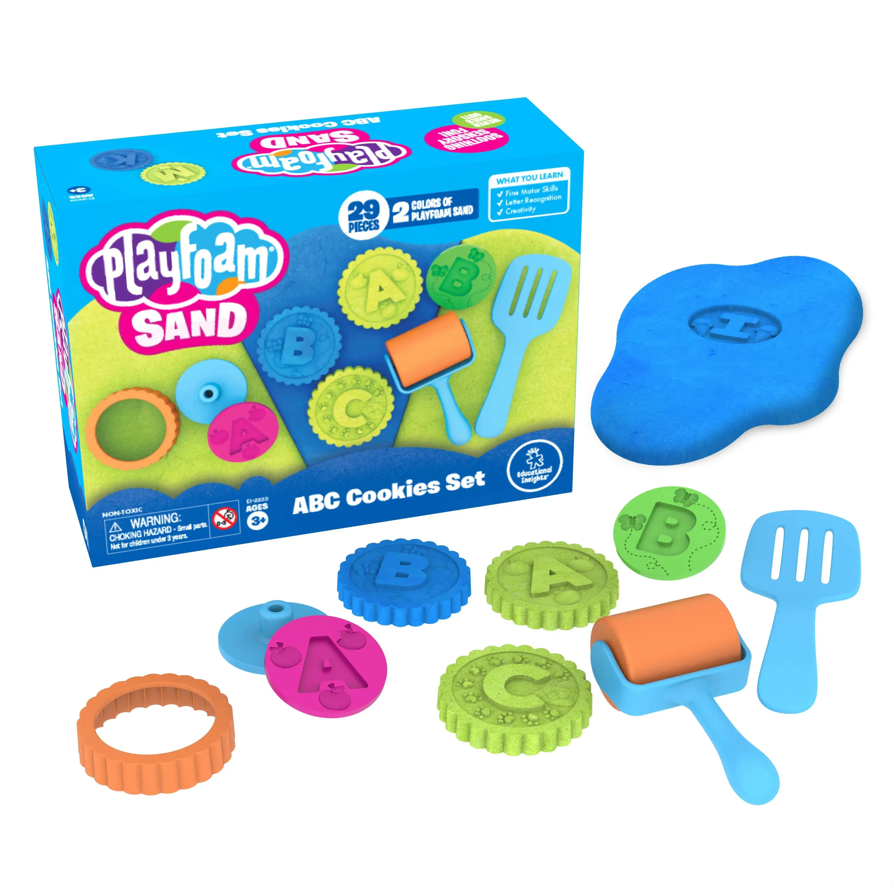 Educational Insights Playfoam Sand ABC Cookies Set