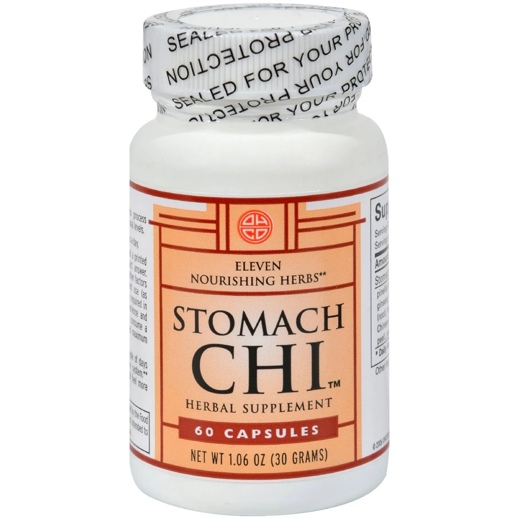 Stomach Chi - Chinese Herbal Supplement for Digestive Health - Strengthen & Restore Digestive System & Improve Function to Aid Stomach Relief - Natural Digestive Support - 120 Capsules