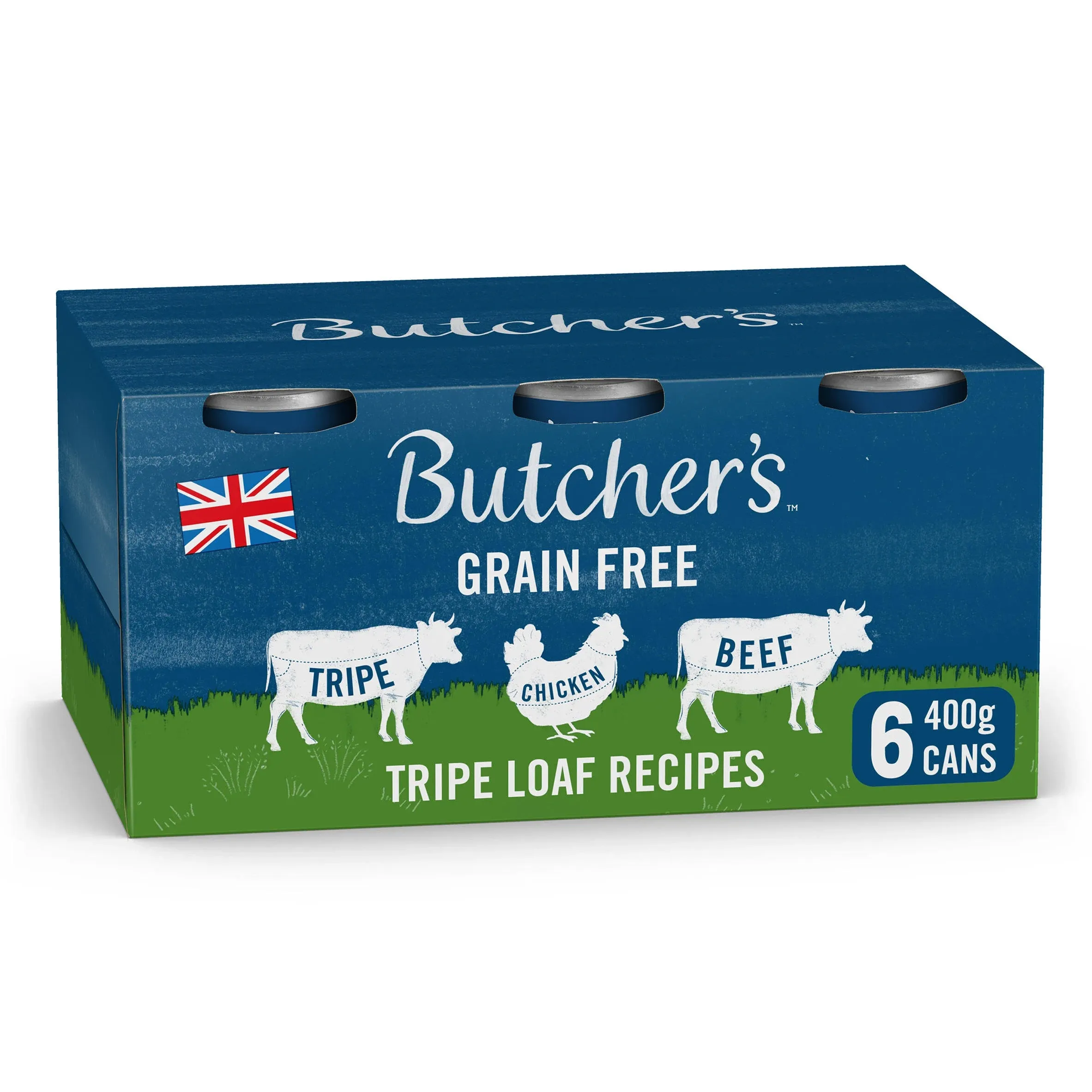 Butcher's Tripe Dog Food Tins 6 x 400g