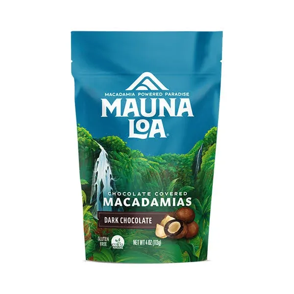 Mauna Loa Dark Chocolate Covered Macadamia Nuts 4 oz