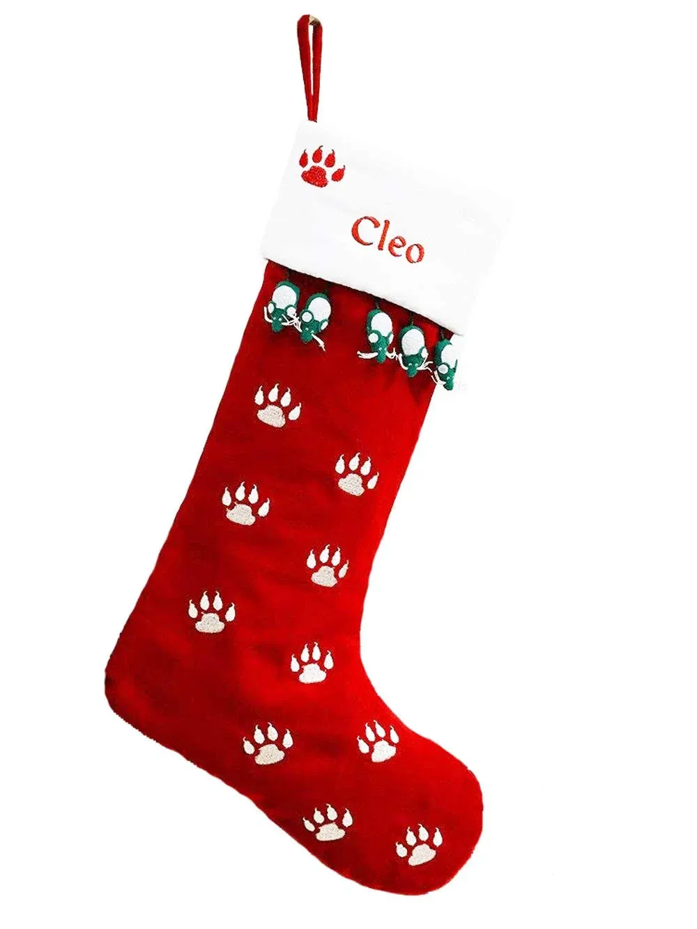 Pet Christmas Stocking Cat Personalized