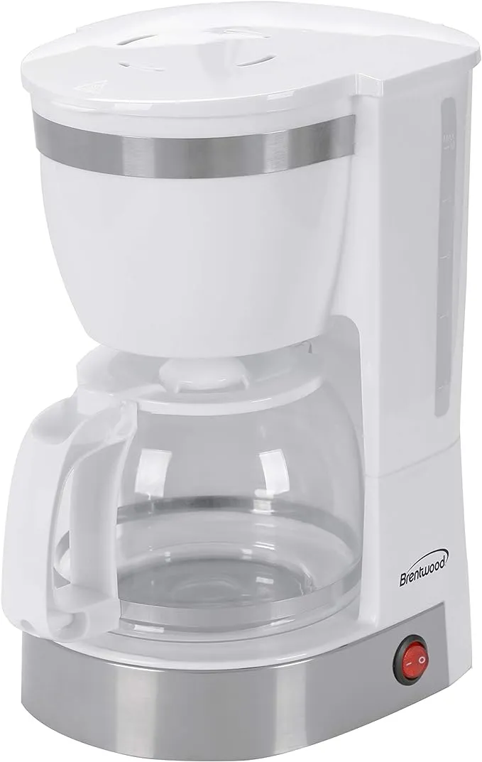 Brentwood Appliances 10-Cup Coffee Maker, White (BTWTS215W)