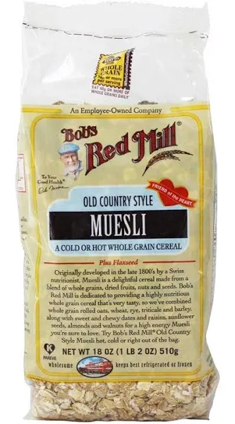 Bobs Red Mill - Muesli Old Country Syle - 18 oz Pack of 2