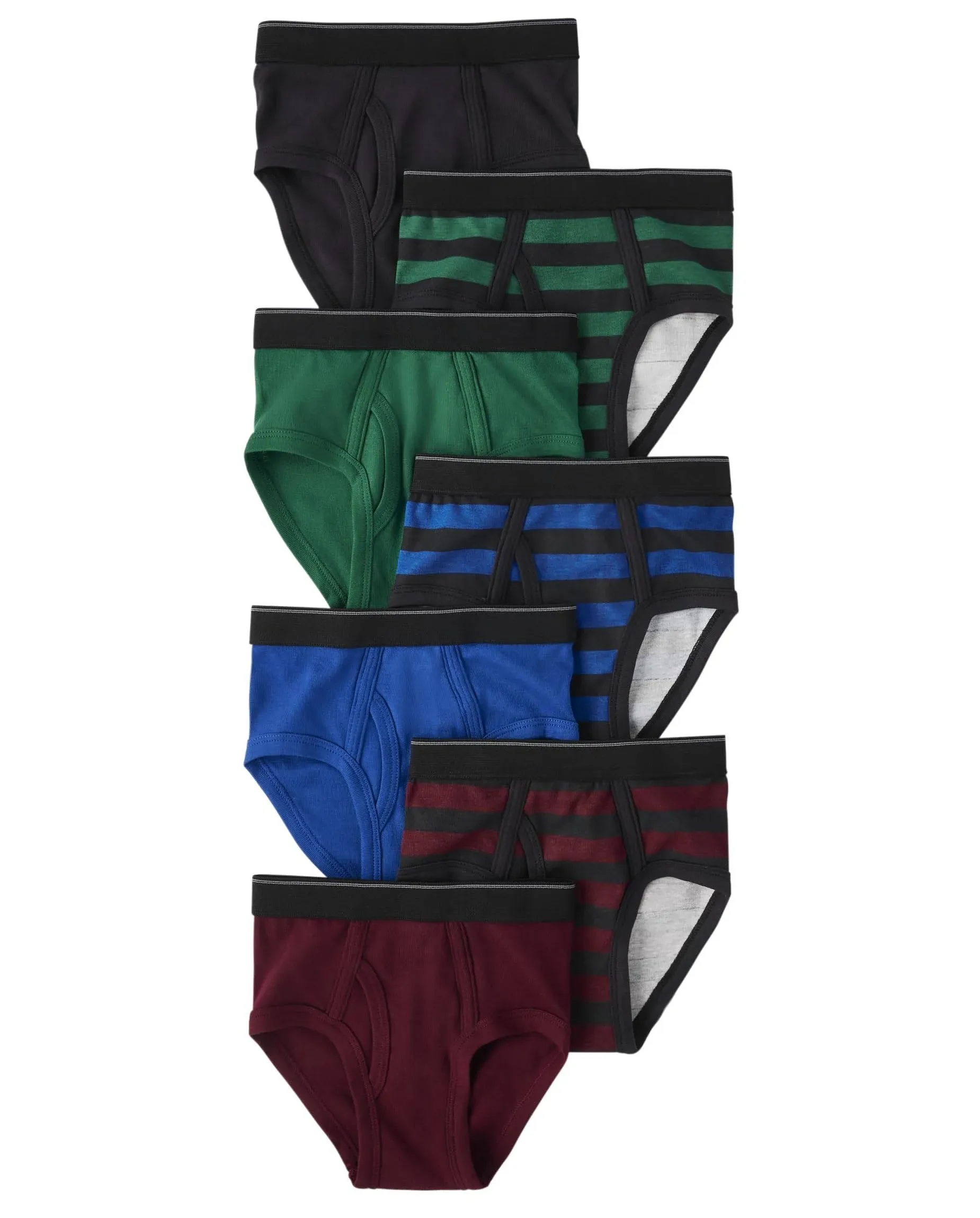 The Children's Place Toddler Boys Striped Brief Underwear 7-Pack