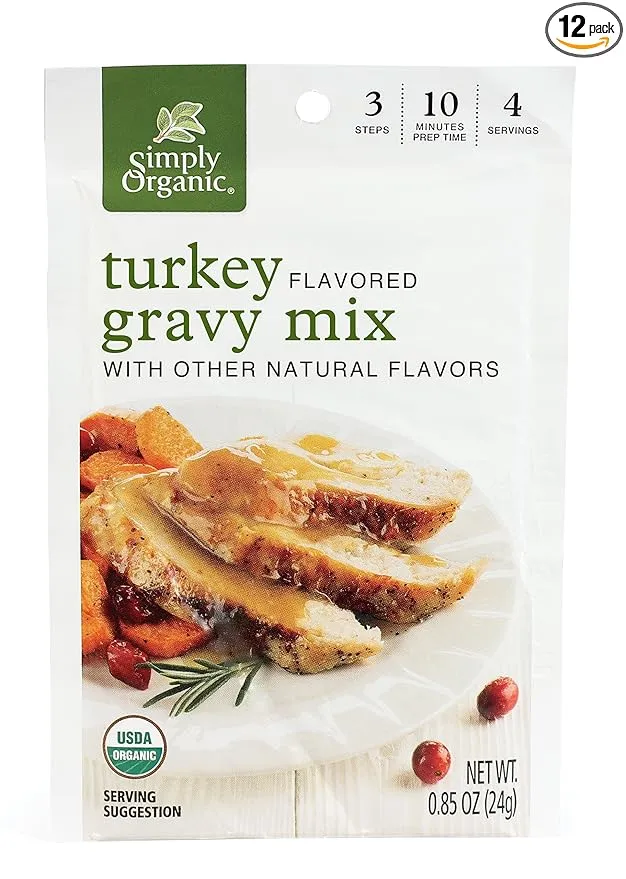 Simply Organic Turkey Gravy Mix