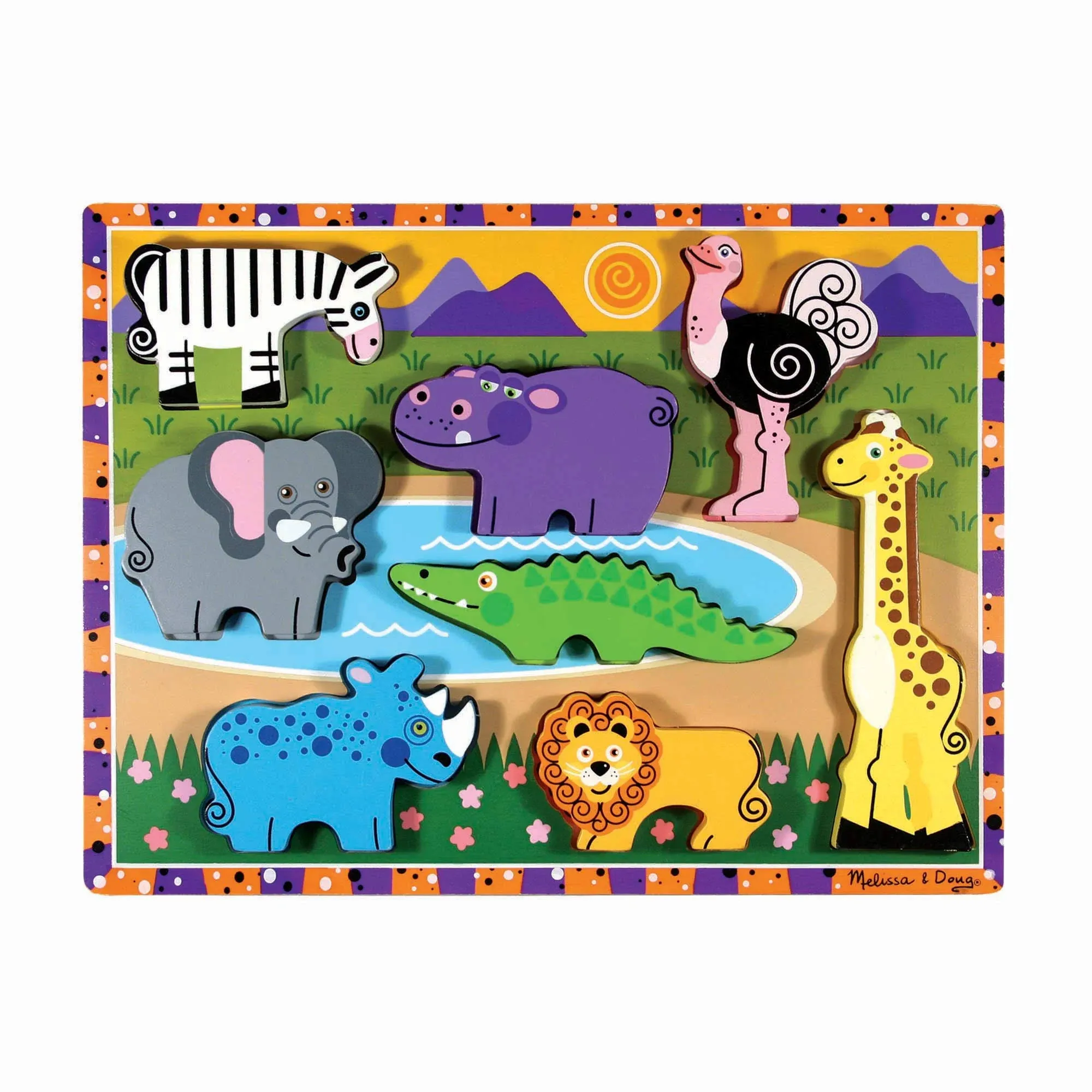 Melissa & Doug Safari Chunky Puzzle